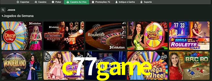 c77game bet